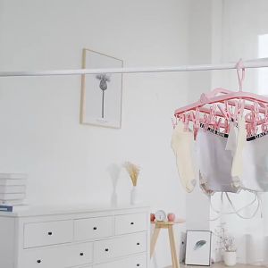 ⚡️FREESHIP⚡️ Móc Chùm Nhựa 32 Kẹp Phơi Đồ Cho Bé Chắc Chắn Có Chốt Chống Bay