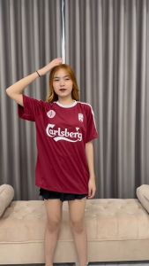 เสื้อเชียร์บอล สกรีนลายสุดฮิตสุดเท่ ผ้าไมโครเม็ดข้าวสาร ผ้าดีใส่สบายไม่ร้อน ชาย/หญิงใส่ได้