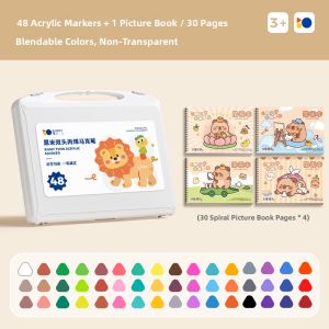 ENMI | Dual Tip Non-Toxic Washable Art Markers for Students