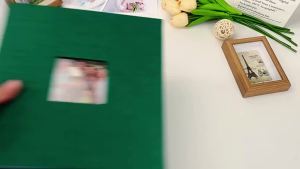 Large Photo Album Self Adhesive 20 Sheets/40 Pages DIY Bookshelf Album for Baby Family Anniversary Wedding Photo Storage