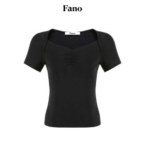 Fano | Chân Váy A-Line Cao Waisted Có Viền Ren Ballet