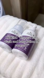 Earth Mama Baby Body Wash 160ml | Earth Mama Baby Lotion 240ml (Calming Lavender Sweet Orange)