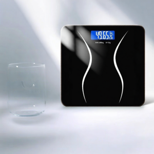 High Precision Small Electronic Weight Scale Household Body Fat Analyzer Charging Portable Health Care Equipment Square LED Display