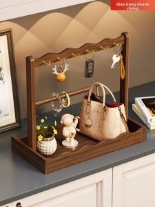 Ljxz | Multi-purpose Key and Accessory Storage Rack Wooden