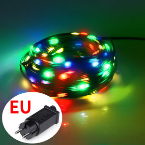 High Quality Rubber Wire LED String Lights 100M 800LEDs With 8 Modes 220V 110V For Outdoor Garden Yard Lawn Christmas Decoration