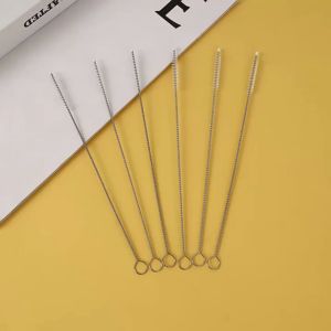 Stainless Steel Straw Brush Baby Feeding Bottle Straw Cleaning Brush Multipurpose Berus Straw Botol Bayi