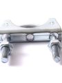 Stainless Steel round Pipe Clamp Fixation Screw Iron Clamp Water Drainage Pipe Strengthening C Clamp Pipe Holder Hardware Tool. 