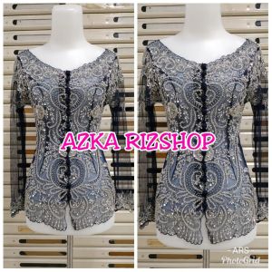 atasan kebaya pesta wisuda kebaya pesta kerah sabrina+ longtorso