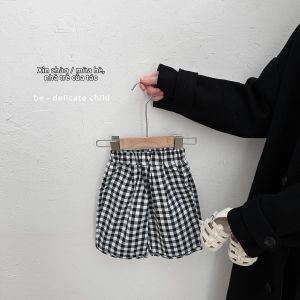 Bộ Quần Short Caro Tay Ngắn Mùa Hè