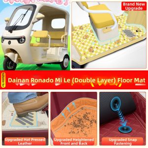 Electric Tricycle Custom Foot Mat Accessories