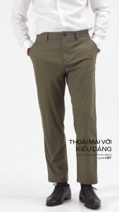[SALE 18-21.11 - MUA 3 GIẢM 20%]Quần dài nam ECC Warp pants dáng Taper co giãn tốt chống nhăn chống tia UV - Coolmate Quần Dài Nam Polyester Ptt - Lazada