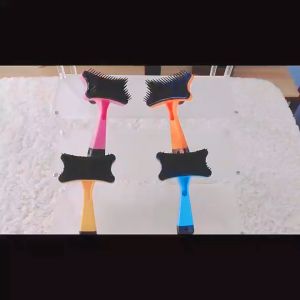 Komei Cat Kitten Self Cleaning Pet Comb / Deshedding Grooming Comb Brush (Small)