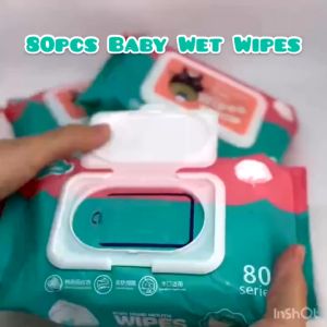 20PCS Baby Wipes And Tissue Combo Unscented Baby Wipes 12packs And Tissue Facial paper 8packs
