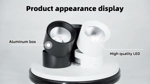 LED Foldable Downlight: A 3 Color Spot Lamp for Home Living Room Lights