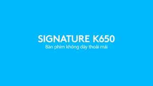 Bàn phím không dây Logitech K650 Bluetooth & Logi Bolt USB Cho PC & MAC - Bảo Hành Chính Hãng 1 Năm
