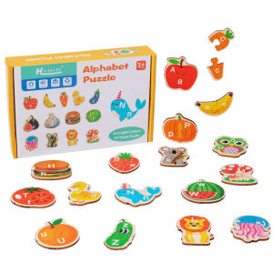 Trò Chơi Xếp Hình Bảng Chữ Cái Bằng Gỗ-26 Chữ Cái Nhận Thức Phù Hợp Với Đồ Chơi Giáo Dục Cho Trẻ 3-6Y Đầu Học Trí Não Teaser