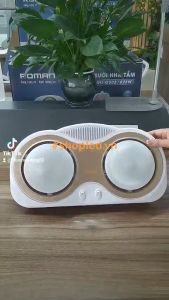 ĐÈN SƯỞI NHÀ TẮM 2 BÓNG TRẮNG HHL-G203