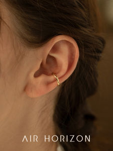 No Piercing Ear Bone Clip for Women Short Hair Cold Tone Fashionable Alloy Geometric Shape Ear Cuff out 2021 Spring