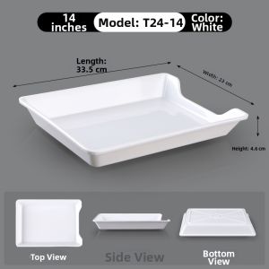Commercial Food Display Tray Rectangular