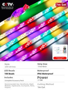 YUANMUXUAN | Colorful Waterproof Outdoor LED Light Strip