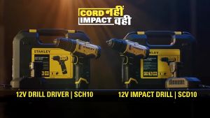 STANLEY 12V SCD10D2K CORDLESS DRILL DRIVER 10MM | SCD10D2K-B1 SCD10 (REPLACE SCD121S2K SCD121) GERUDI PEMUTAR SKRU