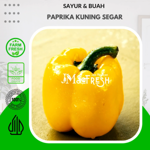 [JM SoFresh] Paprika Kuning Segar Organik Green House Per Pcs