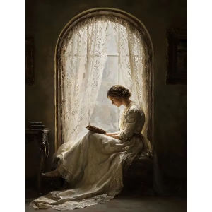 Romantic Vintage Victorian Woman Portrait Jigsaw Puzzle 1000Pieces Stress Relief Puzzle Wall Art Decor Gift