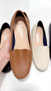 Giày Búp Bê Mọi Đế 2cm Da Bò Thật DORIS DR201- Bảo hành 12 tháng- form chuẩn đặt đúng sz.