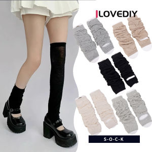 [ILOVEDIY] Autumn and Winter Versatile and Fashionable Foot Stepping Socks to Show Slim Legs and Keep Warm Leg Covers