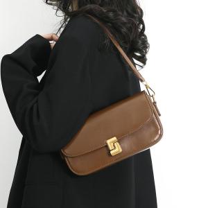 Fancy Small Bag Womens Bag 2024 New Arrival Retro Textured Niche Style Crossbody Bag Easiest for Match Shoulder Underarm Small Square Bag