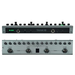 Pedal Đa Hiệu Ứng M-VAVE Tank-B Bass Có Thể Sạc Lại Với 36 Preset 9 Khe Preamp 8 Khe IR Cab Hiệu Ứng Modulation Delay Reverb