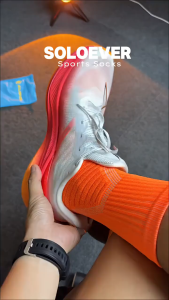 Breathable Padded Anti Slip Sports Socks for Men Women High Low Cut for Gym Training Running Fitness