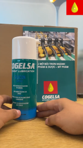 Mỡ Silicone An Toàn Thực Phẩm Cogelsa Silicon Spray - NSF H1 Dạng Xịt Tách Khuôn Chống Dính (400ml) - Spain