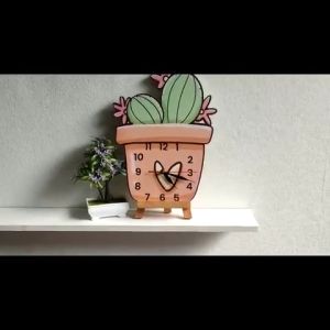 Jam Dinding Karakter Kayu Unik Kaktus Dekorasi Rumah Kamar Hadiah Ulang Tahun Murah Promo Terbaru Hiasan Dinding Kamar Anak Aesthetic Lucu Berwarna-warni Unicorn Antik Shabby Chic Besar Ukuran Jumbo