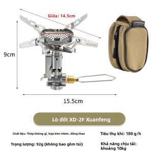 Campingmoon | Bếp Gas Cắm Trại Ngoài Trời Công Suất Cao CAMPINGMOON Mặt Phẳng Di Động Dùng Cho Vùng Cao Thiết Bị Nấu Ăn Bằng Thép Không Gỉ