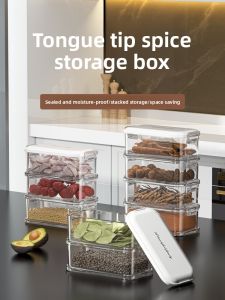 MEIZHUFU | Multi-Compartment Spice Storage Container