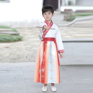 Classical Chinese Costume Childrens Performance Clothing Girls Traditional Dance Outfit Ancient Style Chorus Performance Clothes