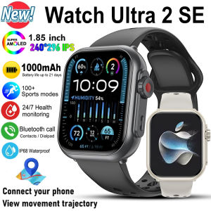 Watch Ultra K62 Men Women 1000mAh AMOLED 100+Sport Heart Rate HD Bluetooth Call GPS Track Waterproof Smart Watch For iOS Android