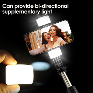 Multifunctional Three-color Six Gear Dimmable Mobile Phone Selfie Fill Light Portable Magsafe Fixation Cellphone Camera Adjustable 6500K LED Flash Lamp