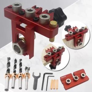 Bộ Dụng Cụ Định Vị Khoan Lỗ Mộng Gỗ 3 Trong 1 Dụng Cụ Định Vị Khoan Tủ Đồ Gỗ Dụng Cụ Tạo Lỗ Mộng Dụng Cụ Đục Lỗ Bằng Hợp Kim Nhôm Tháo Rời