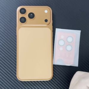 2Pcs Camera Lens Protector 1:1 for iPhone 17 Invisible Fit 9H Tempered Glass Metal Individual Ring Cover Easy Installation Tray