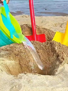 Babymommy👶【Foldable Sand Toys】Beach Toy Fold Bucket Play Tool Set Sand Digging Shovel Toy Mainan Pasir Pantai 儿童折叠沙滩桶