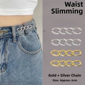 No-Punching Jeans Waist Cincher Buckle Pin Buckle Waist Tightening Size Adjustment Clip for Home Sewing DIY Accessories
