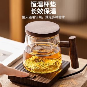High-end Glass Tea Set for Office Use Tea Water Separation Ladies Personal Modern Household Tea Cups Durable Borosilicate Glass