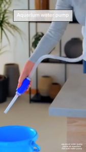 Aquarium Fish Tank Vacuum Siphon Water Exchanger Pipette Dirt Remover Gravel Cleaning Tool Easy To Operate