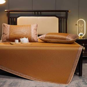 Thick High-Quality Dual-Sided Ice Silk Cooling Mat 3-Piece Set