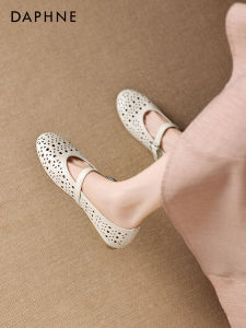 Daphne | Flat Comfortable Slip On Shoes with Ankle Strap