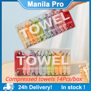 14PCS Bath Towel Compressed Towel Travel Quick-Drying Towel Travel Trip Essential Shower Towel Disposable Compressed Bath Towel Travel Hotel Trip Essential Towel Thick