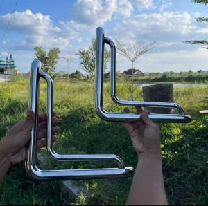 HANDLE PINTU TRUCK ULIR BLUEMOON VARIASI PENGAMAN PINTU TRUCK WARNA BLUEMOON