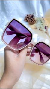 Sunglasses Kacamata Hitam Titanium Kotak Wanita Sunglasses New UV Protection ka-356 D